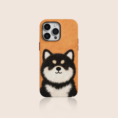 사랑스러운 시바견 MagSafe iPhone 케이스
