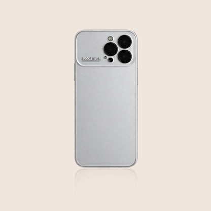Minimalist iPhone Case - Sleek Silver-Grey