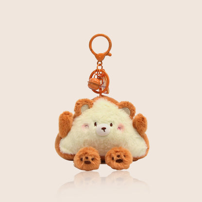 귀여운 봉제 빵곰 열쇠고리 &amp; 가방 참