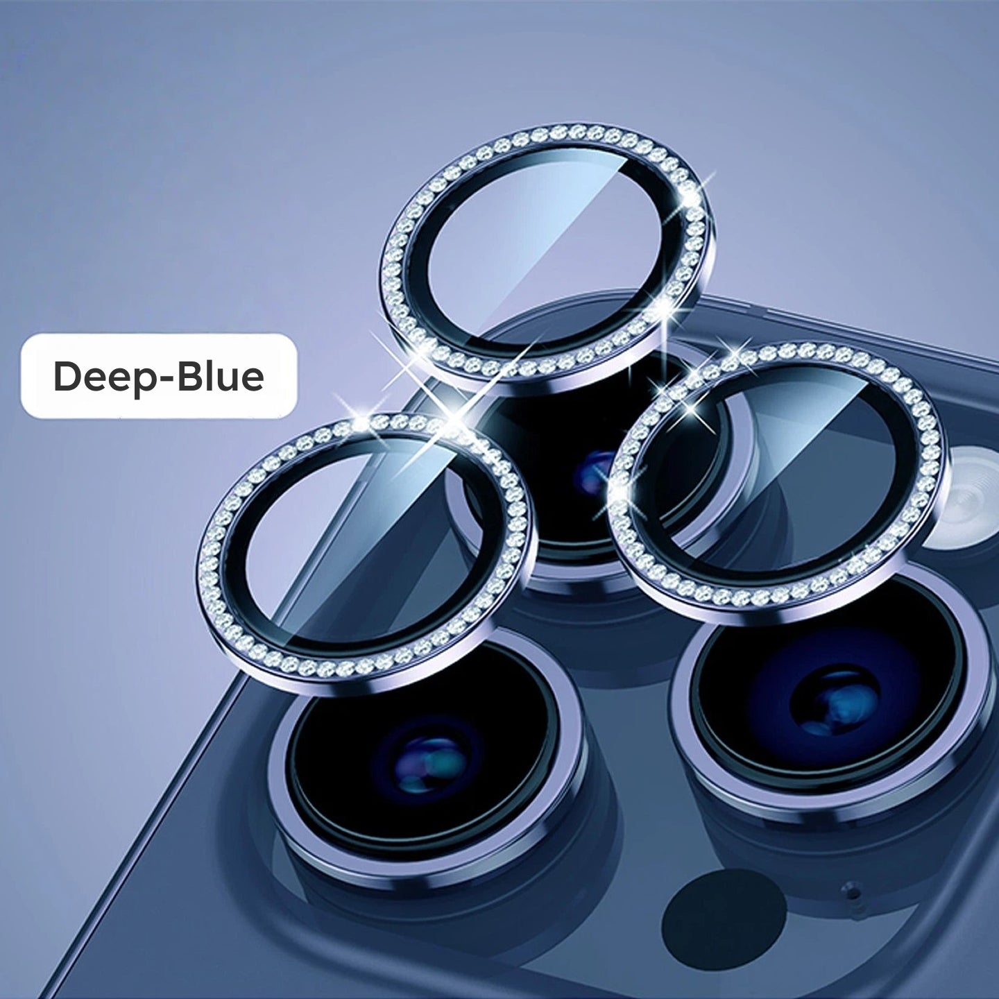 아이폰용 라인스톤 카메라 렌즈 보호 필름