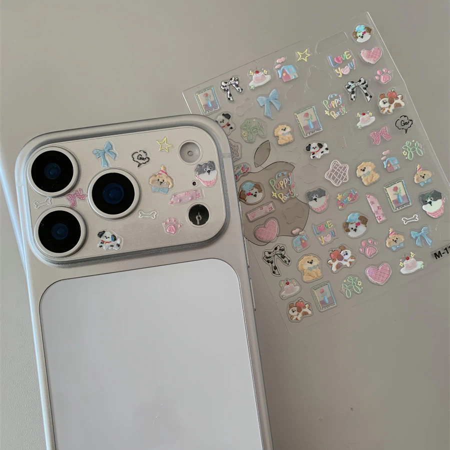 漫画イラストカメラレンズステッカー、レンズベースフィルム+デカールセット