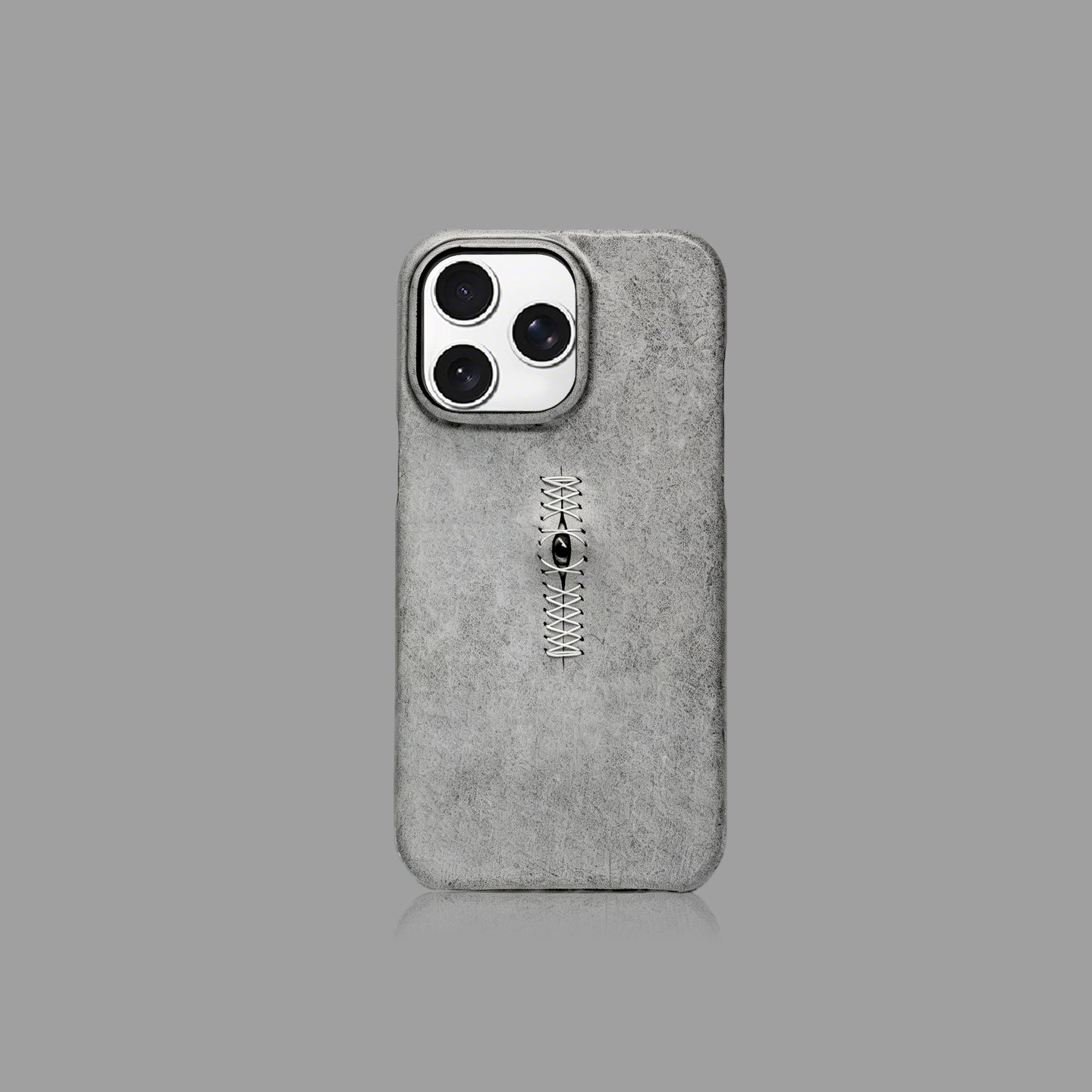 Handmade All-Seeing Eye Leather iPhone Case