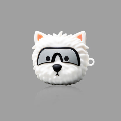 Cute Puppy Silicone AirPods Case