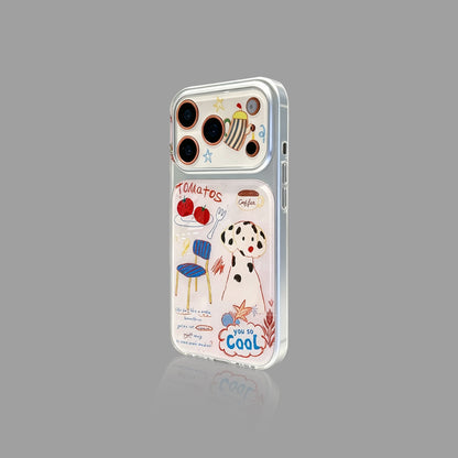 Doodle Dalmatian iPhone Case, Hand‑drawn Style Protective Cover