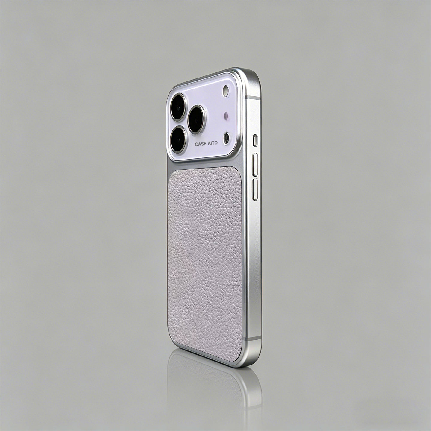 Retro Lychee Leather Texture iPhone Case