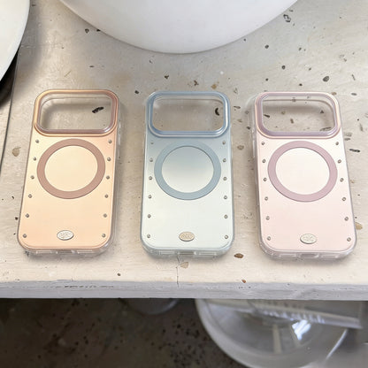 라인스톤 전기도금 MagSafe 아이폰 케이스